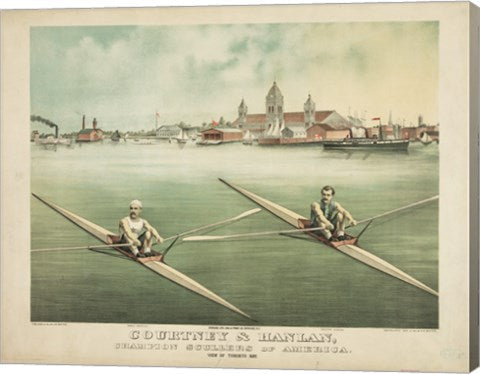 Courtney & Hanlan, Champion Scullers of America