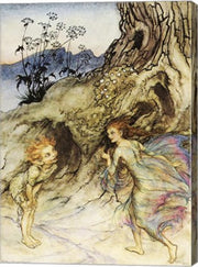 Puck and a Fairy by Arthur Rackham