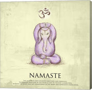 Elephant Yoga, Namaste Pose by Veruca Salt
