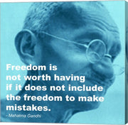 Gandhi - Freedom Quote