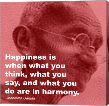 Gandhi - Happiness Quote
