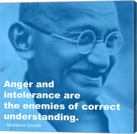 Gandhi - Intolerance Quote