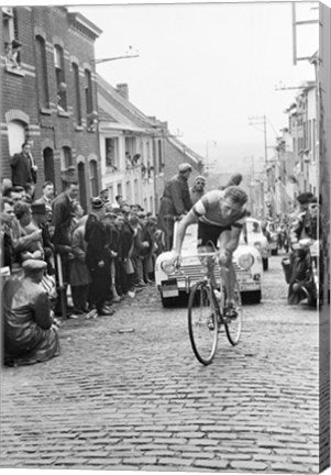 Jaap Kersten in Geraardsbergen Tour de france 1961
