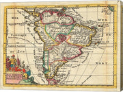 1747 La Feuille Map of South America