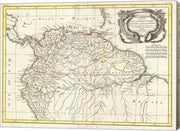 1771 Bonne Map of Tierra Firma