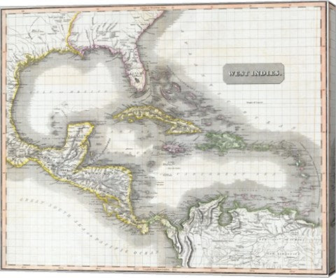 1807 Cary Map of South America