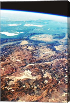 Central Andes Mountains, from space