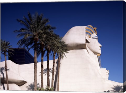 Dramatic Sphynx at the Luxor Hotel Casino in Las Vegas Excalibur Hotel Turets, Las Vegas, Nevada