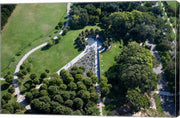 Ariel view of the Korean War Monument