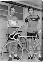 Joop Zoetemelk and Eddy Merckx 1973