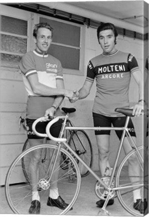 Joop Zoetemelk and Eddy Merckx 1973
