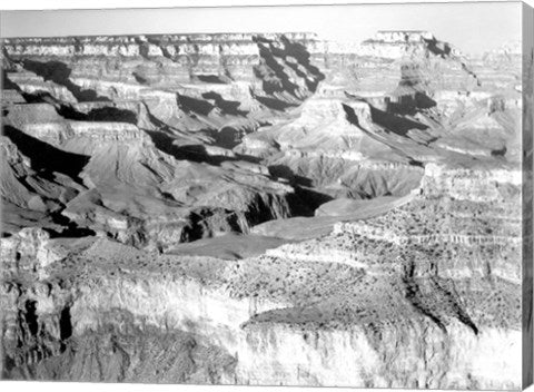 Grand Canyon National Park canyon with ravine winding by Ansel Adams