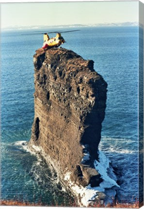 Labrador helicopter landing Bell Island