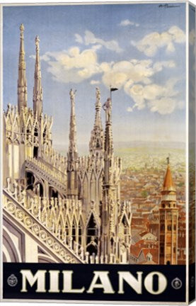 Milano Travel Poster