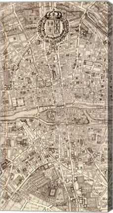 Plan de la Ville de Paris, 1715 (M) by Nicolas De Fer