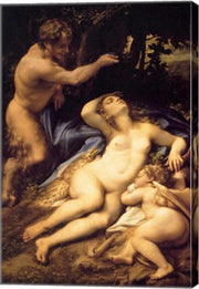 Correggio - Venus and Cupid with a Satyr