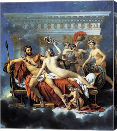 Jacques - Louis David Aphrodite Ares Graces