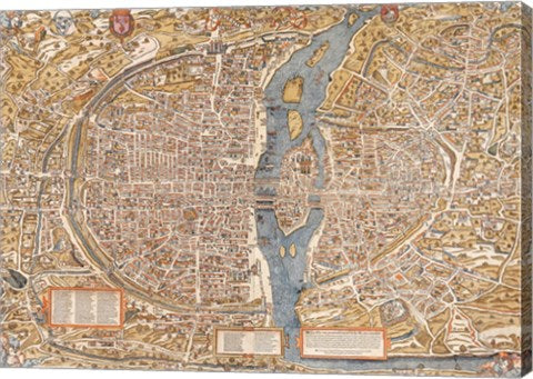 Plan de Paris map