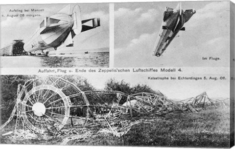Zeppelin's Chen Luftschiffes Modell 4