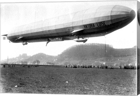 Zeppelin Airship LZ 11 Viktoria Luise on May 5, 1912 in Marburg