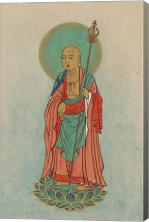 Buddha Standing on a Lotus
