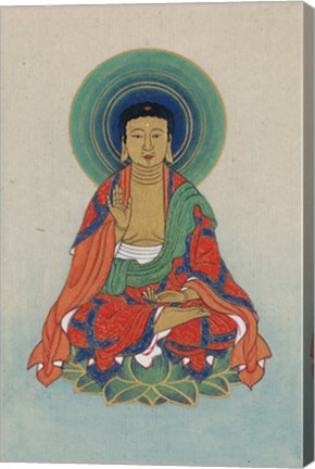 Buddha Sitting on a Lotus