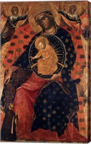 Madonna and Child with two Votaries