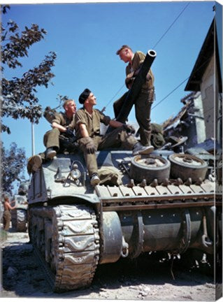 Crew of a Sherman Tank