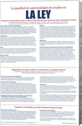 Equal Opportunity Employment Spanish Version 2012