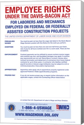 Employee Rights Under the Davis-Bacon Act