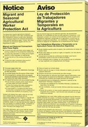Migrant and Seasonal Agricultural Worker Protection Act