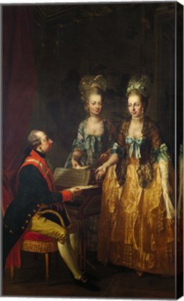 Portrait of Emperor Joseph II at the Piano with His Sisters Maria Anna and Maria Elisabeth