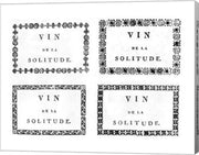 Labels of Chateauneuf du Pape