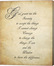 Serenity Prayer - quote
