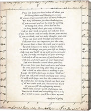 If - Script Border by Rudyard Kipling