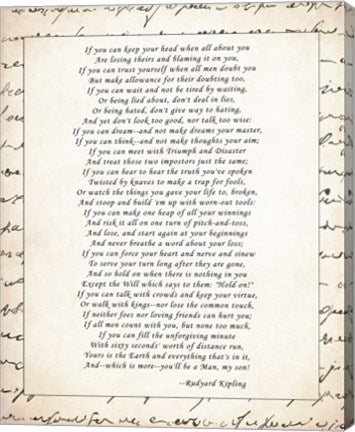 If - Script Border by Rudyard Kipling