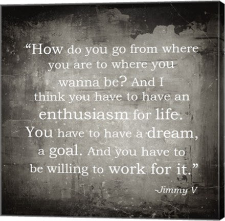 Enthusiasm Jimmy V Quote
