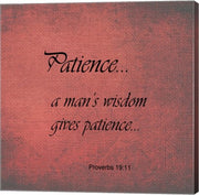 Patience Proverbs 19:11