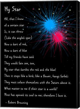 My Star by Robert Browning - long