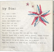 My Star by Robert Browning - square