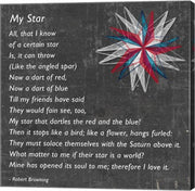 My Star by Robert Browning - gray