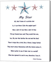 My Star by Robert Browning - white