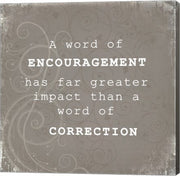 Encouragement Correction