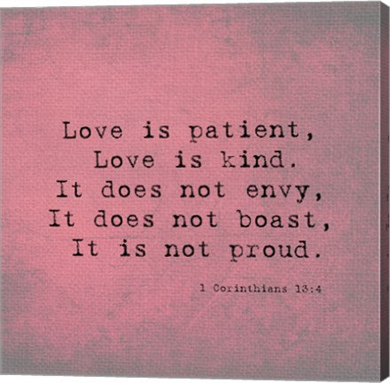 1 Corinthians 13:4