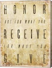 Honor Quote by Cheryl Valentino