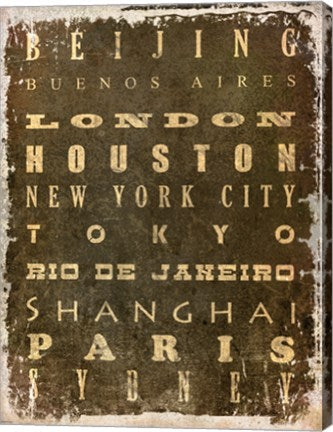 World Cities by Cheryl Valentino