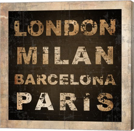 European Cities Square I by Veruca Salt