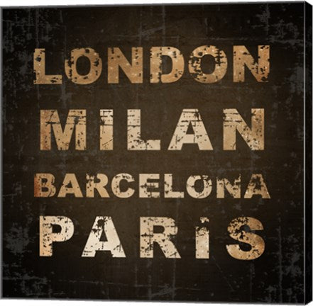 Eurpoean Cities Square II by Veruca Salt