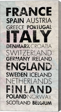 European Countries I by Veruca Salt