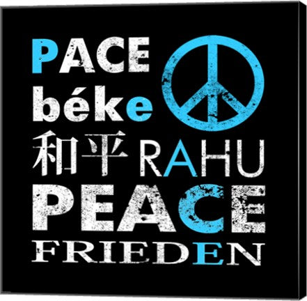 Blue Peace Square I by Veruca Salt